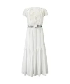 ボーダーズアットバルコニー　EMBROIDARY MAXI DRESS