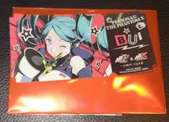 ペルソナ5 X アモカフェ チケット風ステッカー BUI YUI ブイ