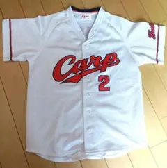 サイン入り 広島カープレプリカユニフォーム田中広輔130-140