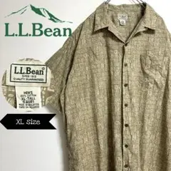 【エルエルビーン：アロハシャツ】ビッグシルエット　オーバーシャツ　ビンテージ
