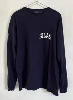 SILAS ネイビー 長袖カットソー　Lサイズ
