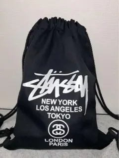 Stussy ロゴ入り エコバッグ アイボリー Stussy ロゴ入り エコバッグ アイボリー