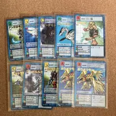 旧デジモンカード　金文字　10枚　ダブリあり