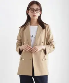 ナノユニバース　ダブルブレストジャケット