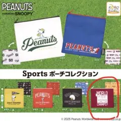 PEANUTS sports ポーチ コレクション バスケットボール①