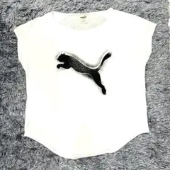 ★美品★PUMA ホワイト Tシャツ 半袖Sサイズ