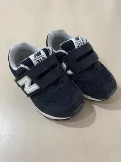 ニューバランス 313 子供 キッズ スニーカー ブラック15.5cm