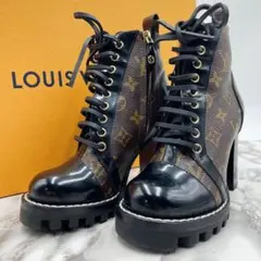 ★美品★ルイヴィトン アンクルブーツ スタートレイル モノグラム 34 21cm