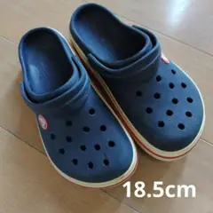 クロックス ネイビー サンダル 18.5cm
