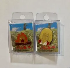 ハウルの動く城　メタルピンズ　ハウカ　カルシファー　2点セット