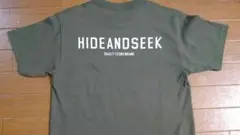 HIDEANDSEEK オリーブグリーン Tシャツ