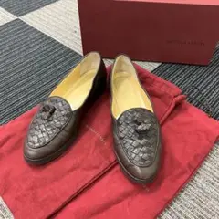 美品 BOTTEGA VENETA ボッテガ イントレチャート ローファー