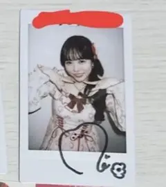 佐野愛花　チェキ　直筆サイン　ひたむきシンデレラ！