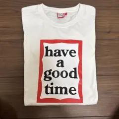 have a good time FRAME S/S TEE WHITE