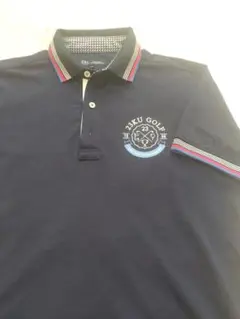 23KU GOLF ネイビー ポロシャツ