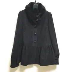 バーバリーブルーレーベル コート 38 M 黒