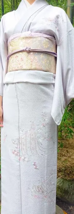 中国三大刺繍 汕頭刺繍 高級 付下げ