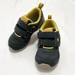 ムーンスター キャロット スニーカー チャコール　撥水 15.5cm 2E