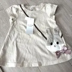 エニィファム　新品　うさぎ　ポシェットtシャツ