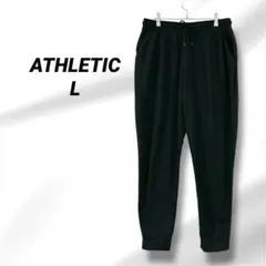 ATHLETIC WORKS ブラックジョガーパンツ L