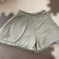 グレー フレアショートパンツ