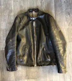 vintageヴィンテージ シングル ライダースジャケット