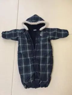 ミキハウス 冬用防寒カバーオール 中古品