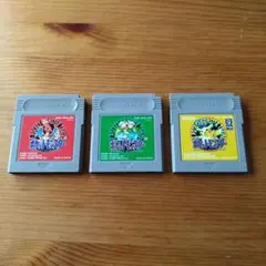任天堂 ポケットモンスター ゲームボーイ ソフト 3本セット ポケモン