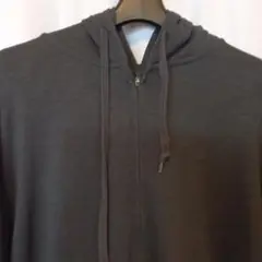 QUAL ダークグレー フルジップフーディ
