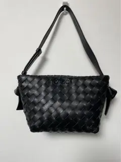 黒 BOTTEGA VENETA TIE ボッテガヴェネタ タイ ショルダー