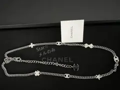 CHANEL シャネル リボン クローバー チェーン ベルト