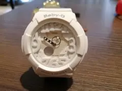 今だけ baby-G 人気の白 程度良 電池切れ(電池入れて来ること可能)