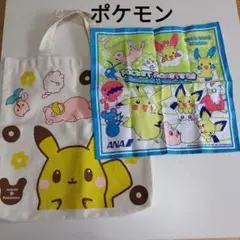 ポケモン コットンバッグ＆綿ハンカチセット