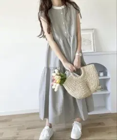 classicalelf ティアードワンピース M