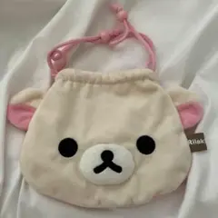 コリラックマ　フェイス　巾着
