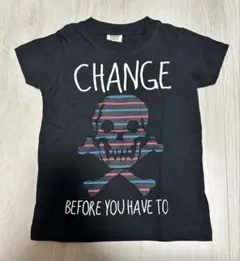 スカルプリント ブラック Tシャツ