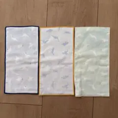 ガーゼハンカチ 3枚セット 恐竜柄