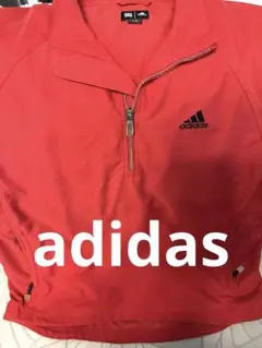 adidas レッド ジャケット L/Gサイズ