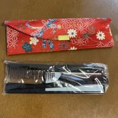 丹後ちりめん　ミラー　くし　セット