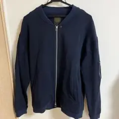 BEAMS MA-1 ネイビー サイズL