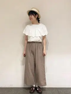 サマンサモスモス今期フリルトップス