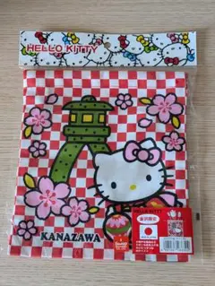 【新品未開封】ハローキティ 金沢限定 兼六園☆ 手まり柄 巾着Mサイズ2016年