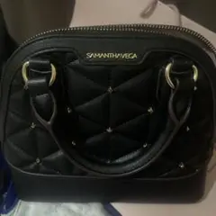 SAMANTHAVEGA ブラック ハンドバッグ