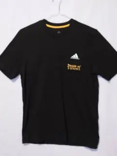 adidas　アディダス　ポケット付き　黒　Tシャツ　Lサイズ　古着