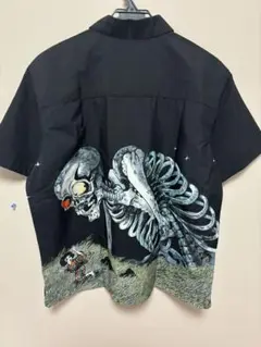 グラニフ　がしゃどくろ　ポリトロビッグシルエット　半袖シャツ　Mサイズ