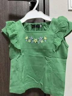 bebe べべ Tシャツ トップス キッズ ベビー グリーン