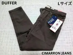 ダファー スキニー ストレッチ テーパード 新品 シマロンジーンズ L ブラック