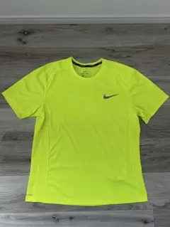Nike DRI-FIT ランニングシャツ 蛍光イエロー