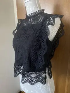 黒レース トップス