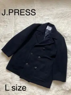 J.PRESS ジェイ・プレス Pコート ピーコート 紺 ネイビー Lサイズ